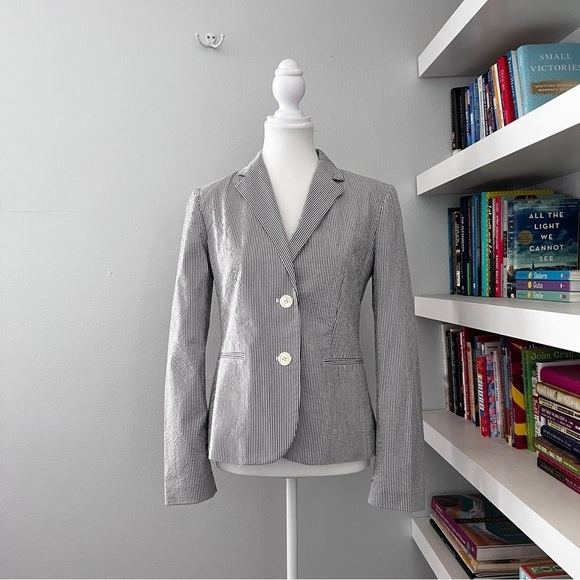 Ralph Lauren Seersucker blazer size 4 - Picture 5 of 16